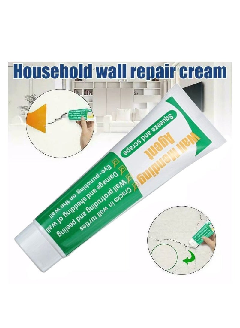 جوي وورلد معجون إصلاح الحائط، طقم إصلاح الحوائط الجافة، معجون إصلاح الحوائط الجافة، معجون إصلاح الحوائط مع مكشطة، طقم دعم ملء ثقب الحائط، حل سريع وسهل لملء ثقب الحائط ， 100 مللي - Image 4