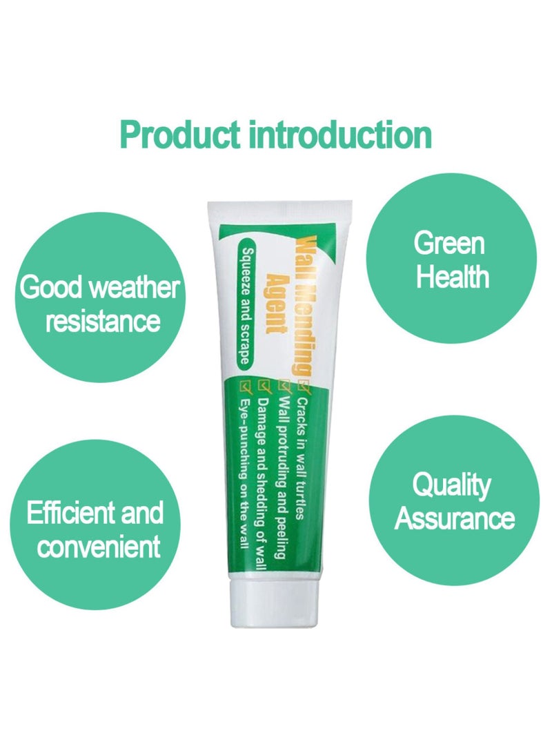 جوي وورلد معجون إصلاح الحائط، طقم إصلاح الحوائط الجافة، معجون إصلاح الحوائط الجافة، معجون إصلاح الحوائط مع مكشطة، طقم دعم ملء ثقب الحائط، حل سريع وسهل لملء ثقب الحائط ， 100 مللي - Image 5