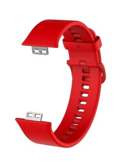 Huawei Watch Fit Silicone Band Replacement Sport Strap Red