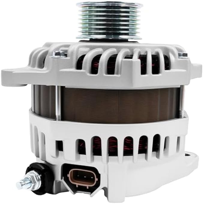 YOMALL Alternator 11557 for 2011-2018 Altima 3.5L for Maxima 2011-2014 2016-2018 3.5L for 2017-2018 Murano 3.5L Vehicle Replacement Alternator 130A 7PK 11557N 23100-JA11B 23100-JA11BRE A3TJ3691 - Image 5