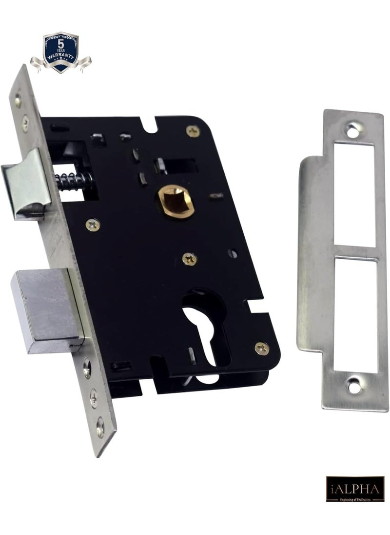 iALPHA - iALPHA Legend with 5 Years Warranty Premium Mortise Door Lock SetHighSecuring LockMain Door Lock Handle Set6Lever Lock Mechanism with Brass and Zinc and Cylinder with 3 Keys - Image 1