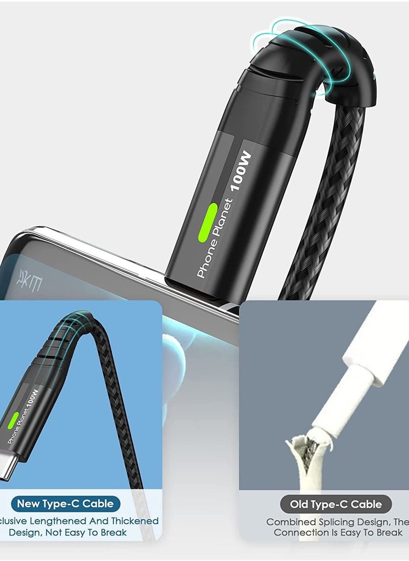 Generic - 100W USB C Fast Cable with E-Marker Chip[2M] and 65W GaN [PD+PPS] Wall Charger 3 - Image 1