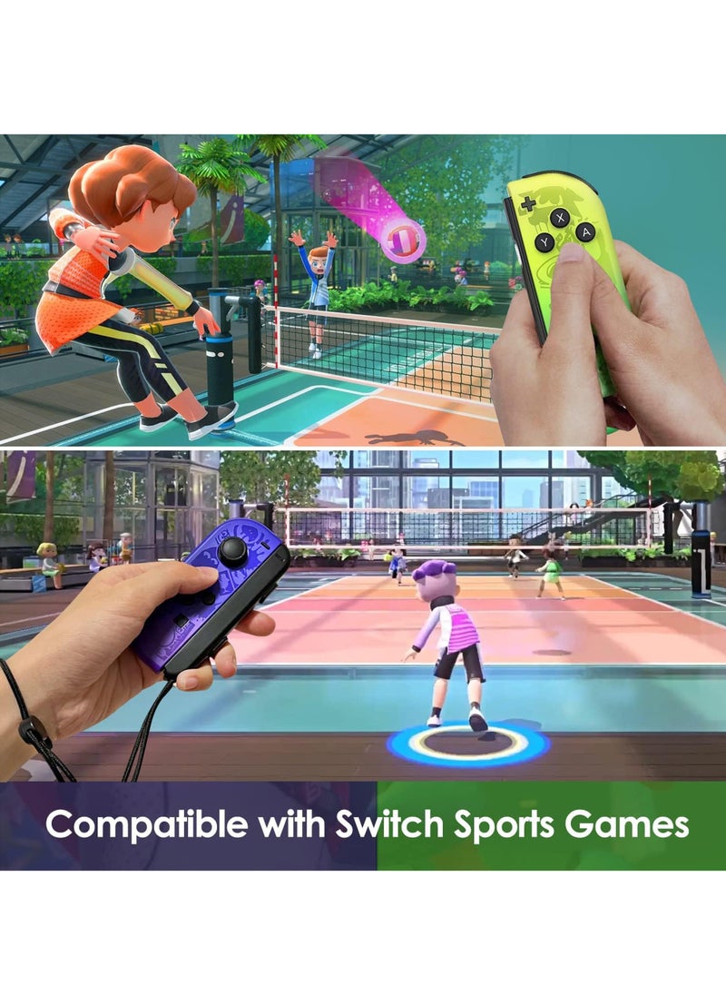 Rock Pow - Wireless Controller for Nintendo Switch, L/R Controllers Replacement Compatible with Nintendo Switch/Lite/OLED, Joystick  with Wake-up/Screenshot/Dual Vibration/Motion Control Function With RGB light - Image 1