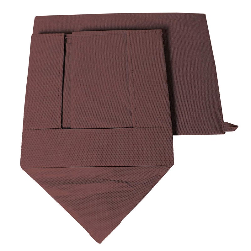 Kuber Industries 6 Piece Non Woven Shirt Stacker Wardrobe Organizer Set Black Brown Maroon BlueCTKTC031863 - Image 4