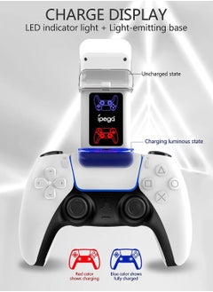 Ipega PS5 Charging Station Dual Charger Dock For PS5 Dualsense Controller Fast Charging Type C With LED Indicator And With Cooling Fan  - Image 2
