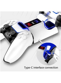 Ipega PS5 Charging Station Dual Charger Dock For PS5 Dualsense Controller Fast Charging Type C With LED Indicator And With Cooling Fan  - Image 4