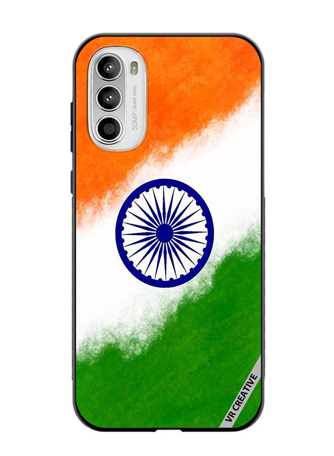 VR CREATIVE Protective Case Cover For Motorola Moto G82 National Flag Design Multicolour - Image 1