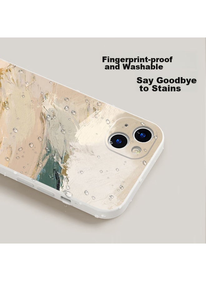 Inkaida Yingkaida Iphone 13 Case, Full Protection Shockproof Cover For Men And Women, Creative Anti-drop Protective Case, Oil Painting - Image 3