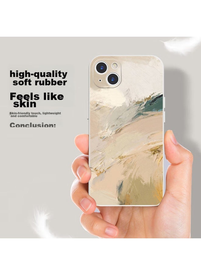 Inkaida Yingkaida Iphone 13 Case, Full Protection Shockproof Cover For Men And Women, Creative Anti-drop Protective Case, Oil Painting - Image 5