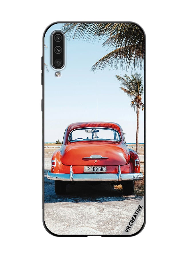VR CREATIVE Protective Case Cover For Samsung Galaxy A70/A70s Vintage Summerside Design Multicolour - Image 1