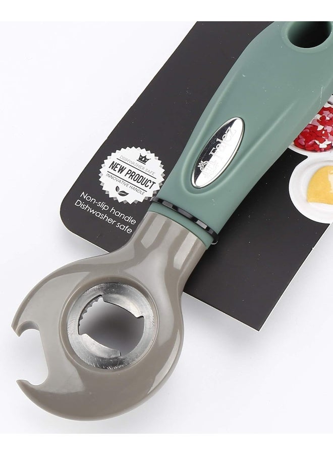 Falez Nylon/Stainless Steel Bottle Opener, Green/Grey - Image 3