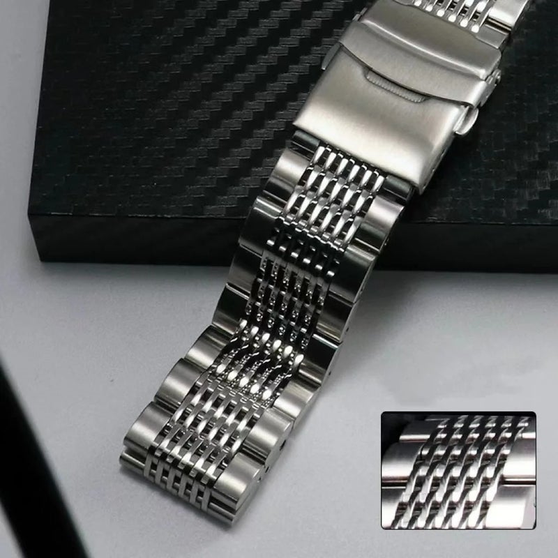 Bluejw PDANY High Quality Stainless Steel Watch Band Strap – Durable, Fashionable, Refined & Sophisticated Replacement Strap for Watches - Image 4