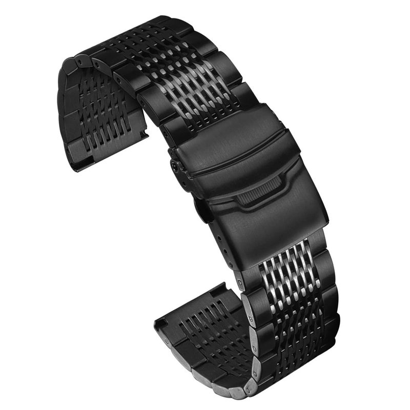 Bluejw PDANY High Quality Stainless Steel Watch Band Strap – Durable, Fashionable, Refined & Sophisticated Replacement Strap for Watches - Image 1