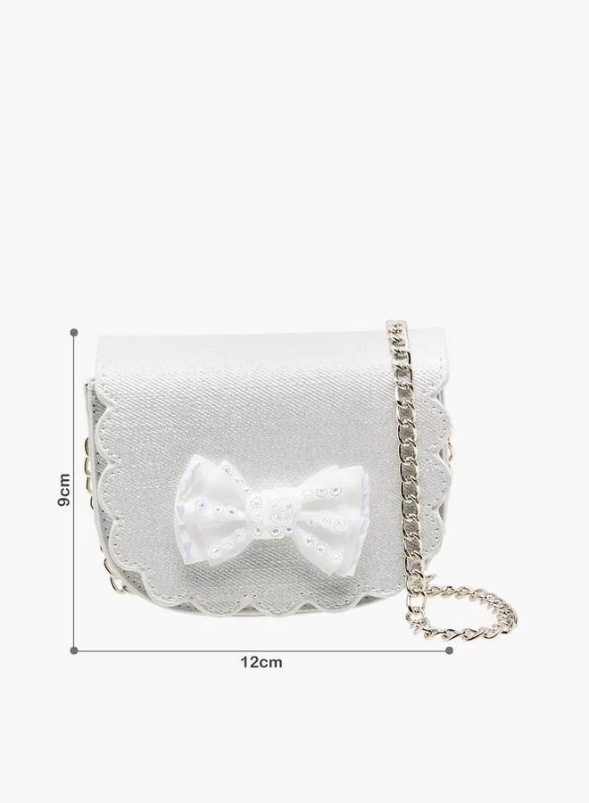 Flora Bella By Shoexpress Flora Bella Scallop Hem Crossbody Bag with Chain Strap Ramadan Collection