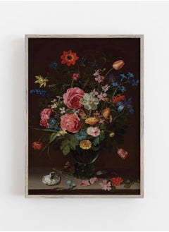 Moody Floral Art Vintage Wall Art Dark Academia Print Antique Wall Decor Flowers Wall Art