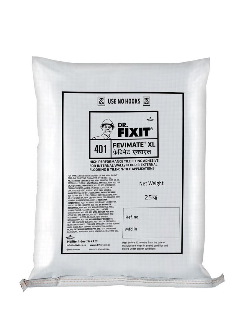 Dr Fixit Tile Adhesive 25Kg Grey