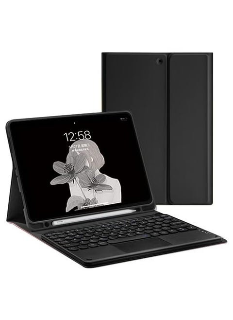Samsung Galaxy Tab S9 FE Plus (X610) Touchpad Smart Case – Ultra-Slim Magnetic Folio Cover with Built-in Precision Touchpad | Adjustable Stand | Full-Body Protection | Auto Sleep/Wake | Keyboard-Free Navigation Case for Work and Travel
