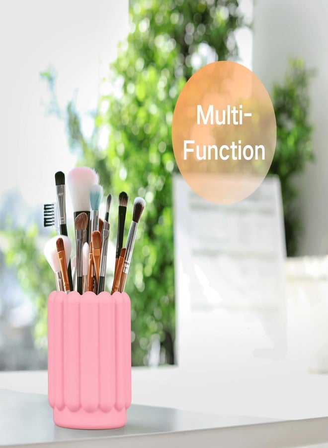 Sallurna Silicone Pen Holder, Pencil Holder Cute Pens Cup for Desk for Kids Office Decor Desk Accessories Pen Pot Desk Organizer (Pink) - Image 5