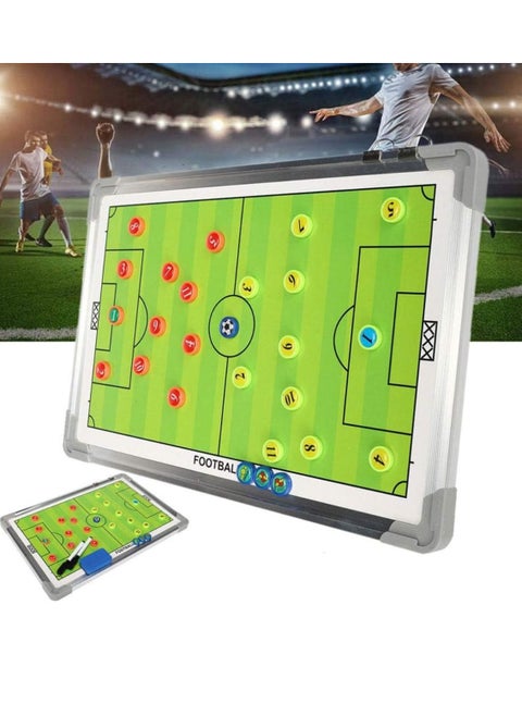 Football Board Game with Coins, Interactive Tabletop Soccer Game for Kids & Adults, Fun Strategy Game with Player Coins, Portable Sports Board Game for Family & Friends