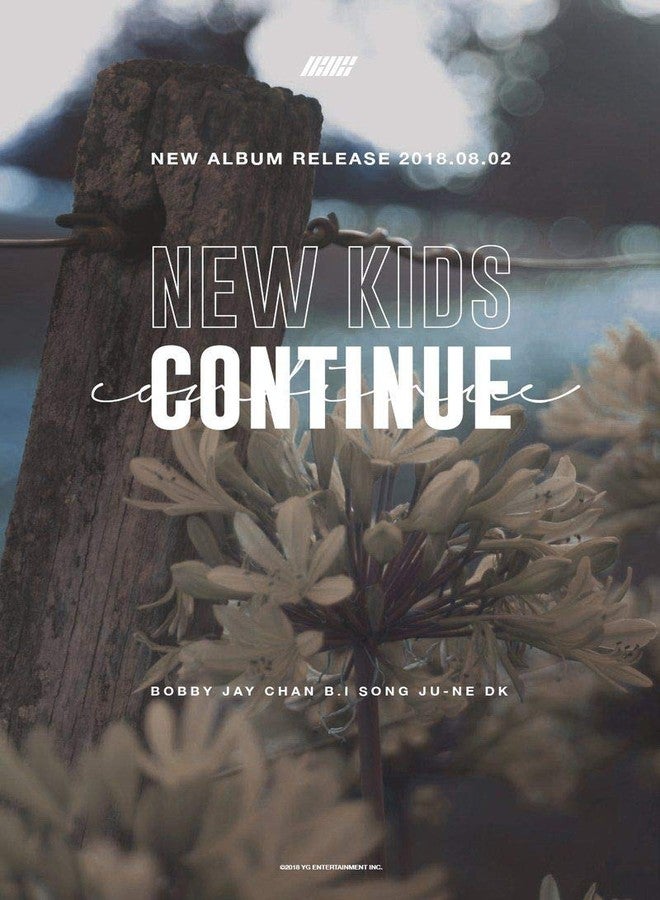 إيكون ألبوم iKON - [New Kids Continue] الإصدار الأزرق، قرص مضغوط + كتيب صور من 88 صفحة + بطاقة بريدية قابلة للطي + بطاقة صور واحدة، موسيقى كيبوب، مغلف - Image 4