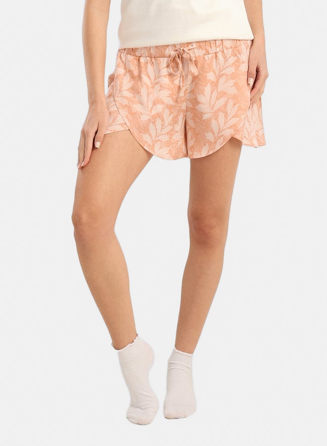 Carina Leafy Pattern Pyjama Short - Image 1