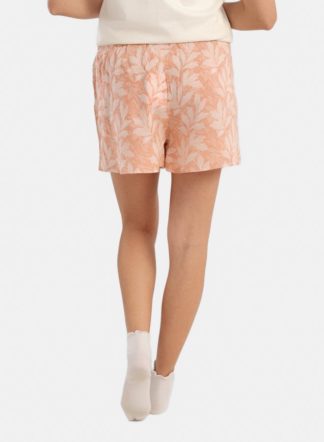 Carina Leafy Pattern Pyjama Short - Image 3