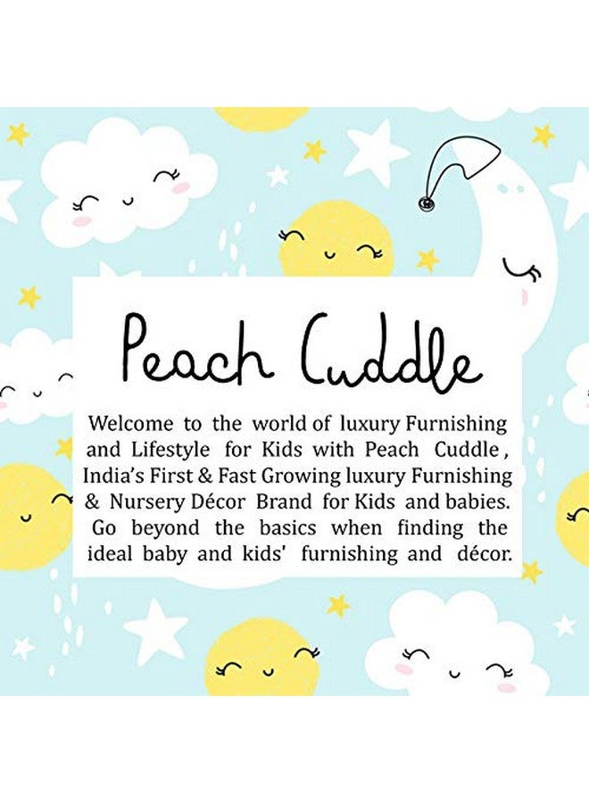 Peach Cuddle Sun Shaped Velvet Cushion for Kids Room, Living Room, Bedroom, Luxury Furnishing, Throw Pillow (16x16 inch, Orange) - Image 3