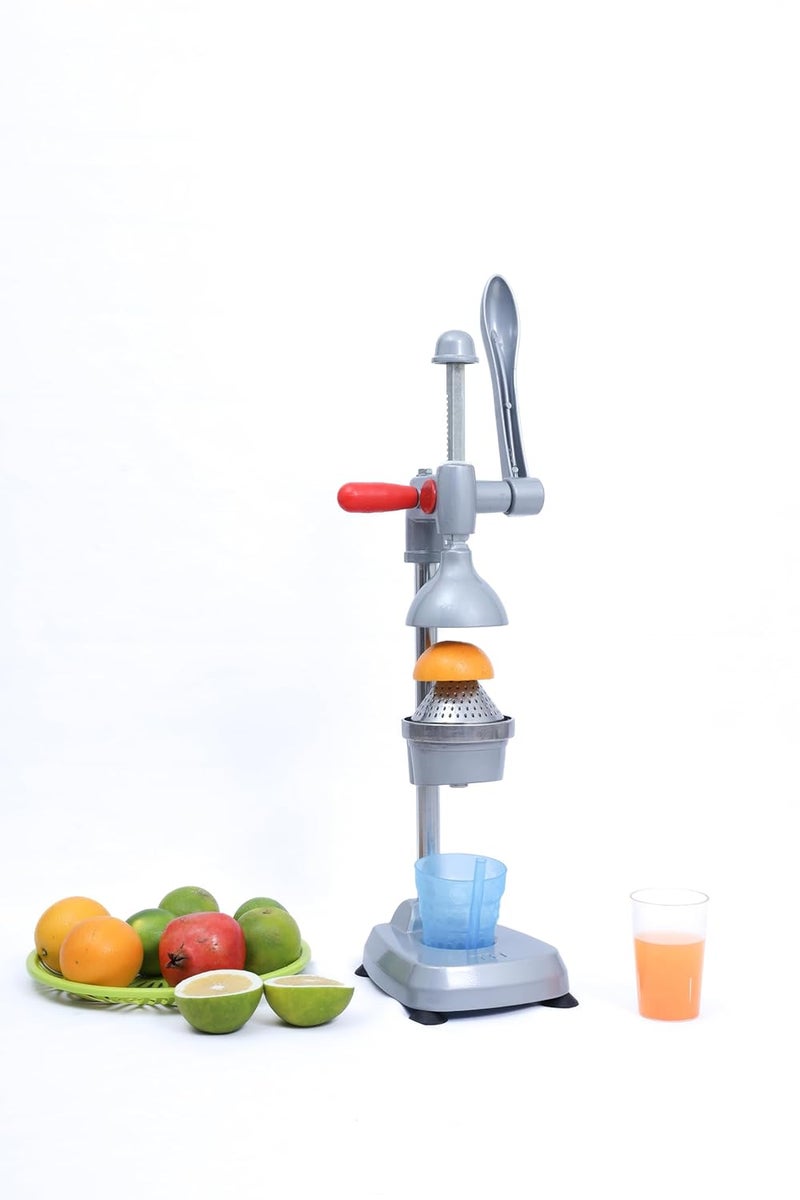 APPSTER 7H Hand Press Juicer Machine Heavy Duty Citrus Manual Juicer Orange Squeezer for Fruits Vegetables Silver - Image 3