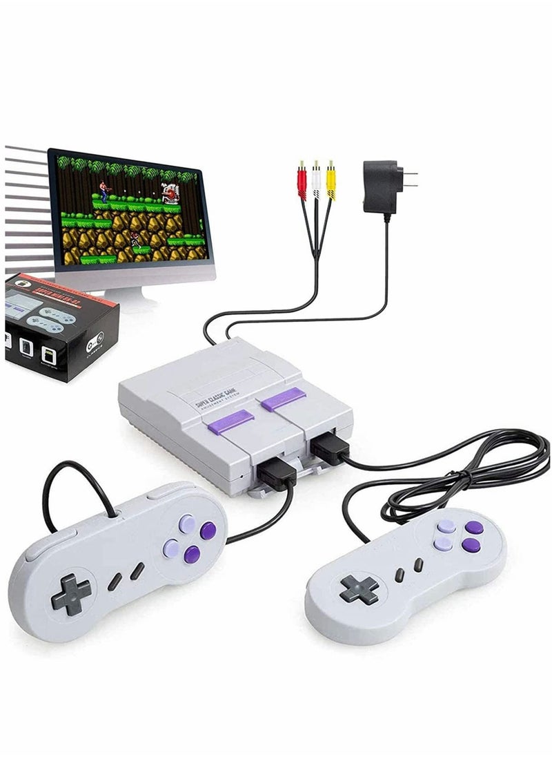 SYOSI - Retro Game Console,Classic Mini Retro Game System Built-in 660 Retro Games, AV Output Plug & Play Video Games Console,Retro Toys Gift for Kids. UK Plug - Image 1