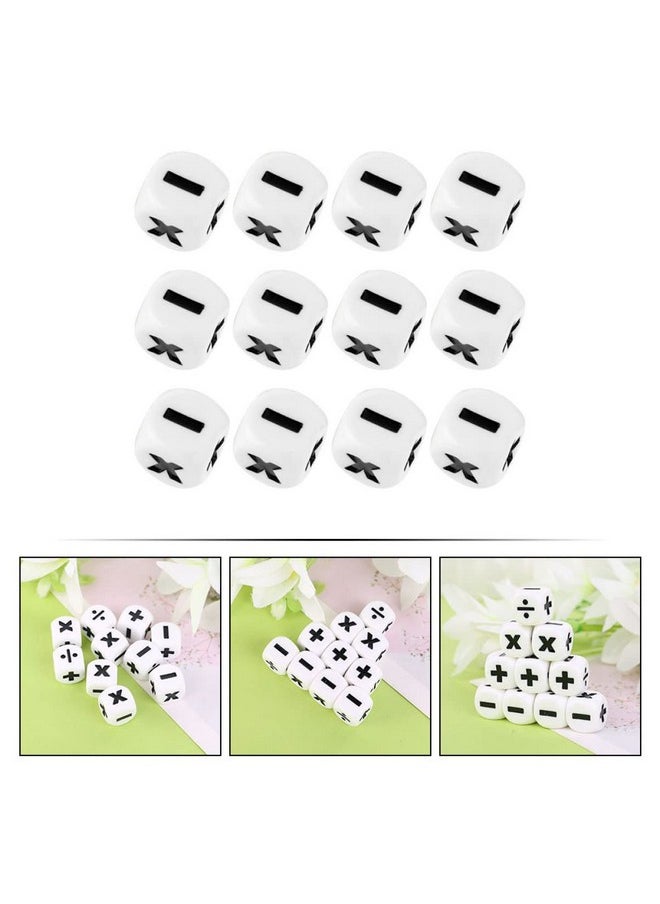 Toyvian - 36Pcs Math Kids Sign Tools Dices Classroom Teaching Games Funny Learning Mathematics Minus Games Toy Plus Dice Educational Props Toys Game Playthings Calculation - Image 1