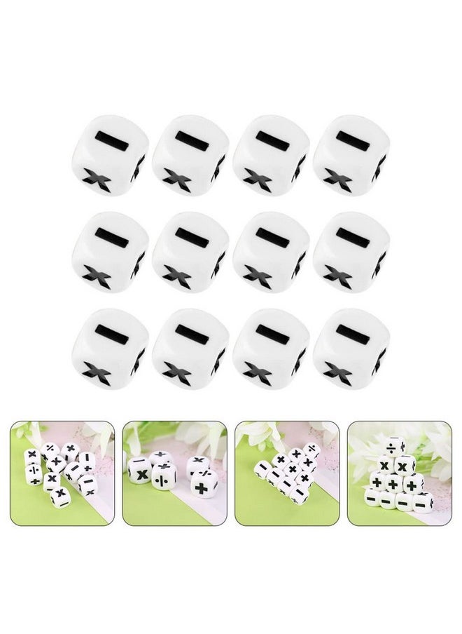 Toyvian - 36Pcs Math Kids Sign Tools Dices Classroom Teaching Games Funny Learning Mathematics Minus Games Toy Plus Dice Educational Props Toys Game Playthings Calculation - Image 1