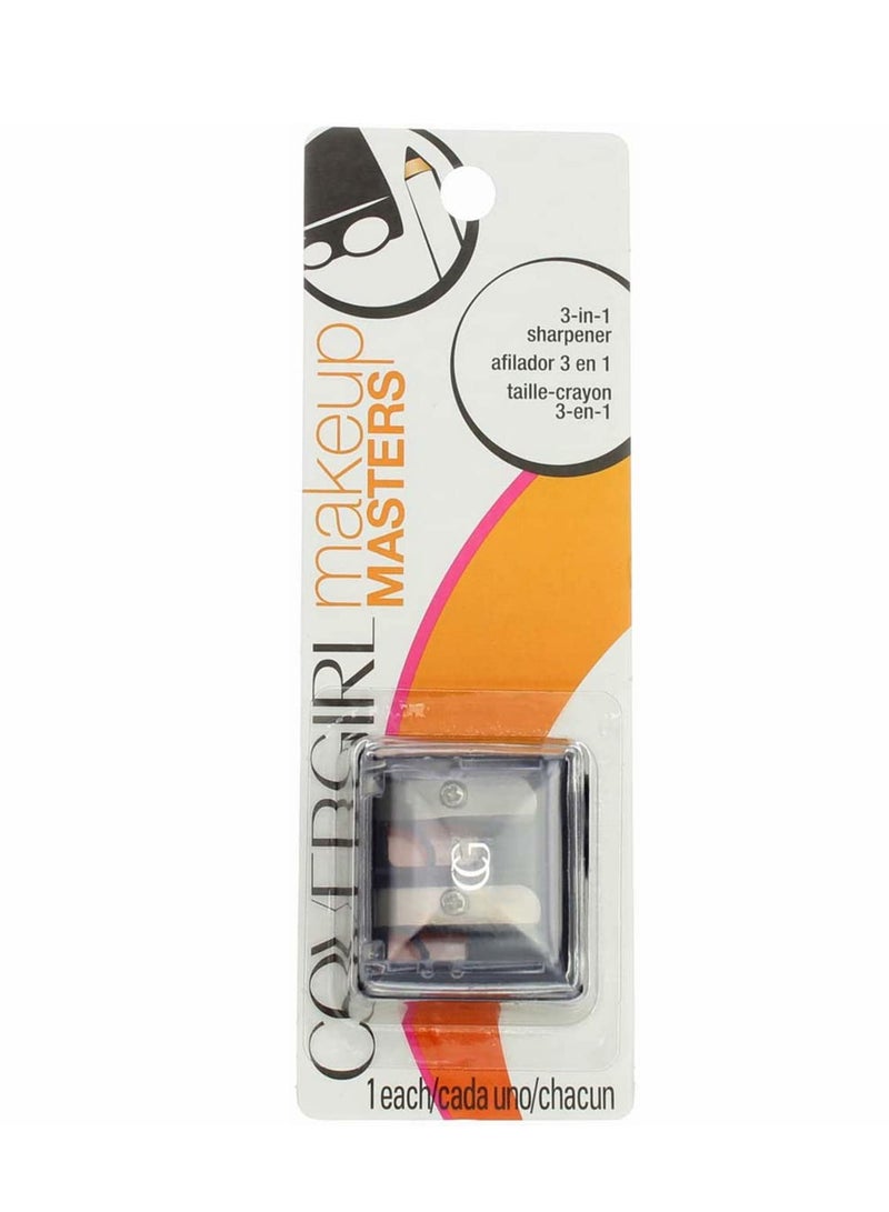 CoverGirl COVERGIRL Makeup Masters 3-in-1 Pencil Sharpener, 1 Count (packaging may vary) - Image 2