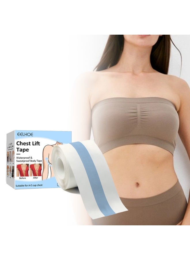 Barakah شريط رفع الثدي غير المرئي، شريط الصدر، مضاد للضوء، حمالة صدر بتراجع نقطة محدبة للأذرع المترهلة، شريط رفع للسباحة للثدي الكبير، رافع صدر وداعم لجميع أنواع الملابس - Image 4