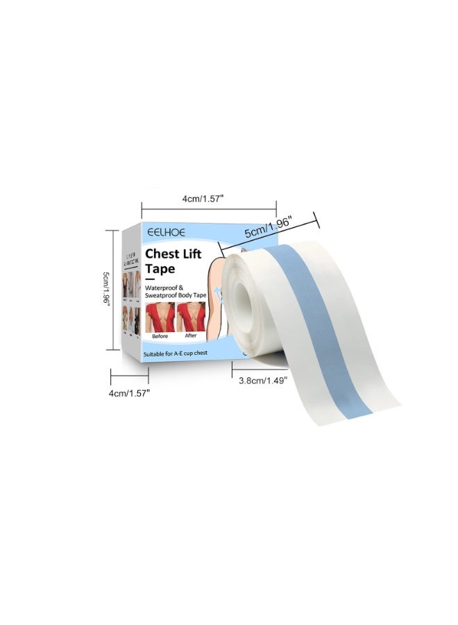 Barakah شريط رفع الثدي غير المرئي، شريط الصدر، مضاد للضوء، حمالة صدر بتراجع نقطة محدبة للأذرع المترهلة، شريط رفع للسباحة للثدي الكبير، رافع صدر وداعم لجميع أنواع الملابس - Image 2