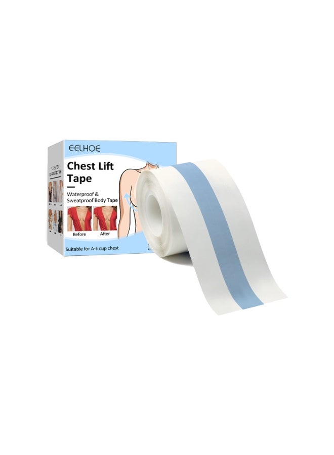 Barakah شريط رفع الثدي غير المرئي، شريط الصدر، مضاد للضوء، حمالة صدر بتراجع نقطة محدبة للأذرع المترهلة، شريط رفع للسباحة للثدي الكبير، رافع صدر وداعم لجميع أنواع الملابس - Image 1