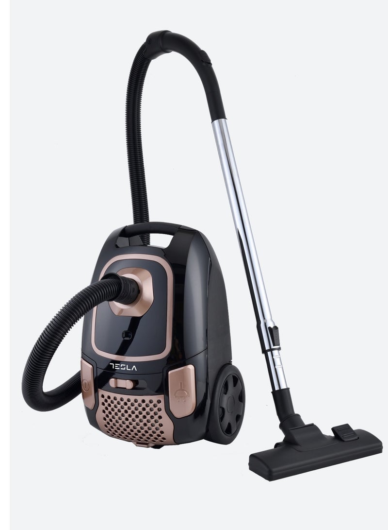 تسلا مكنسة كهربائية تسلا 2000 واط 4 لتر فلتر هيبا انبوب معدني تلسكوبي - Image 1