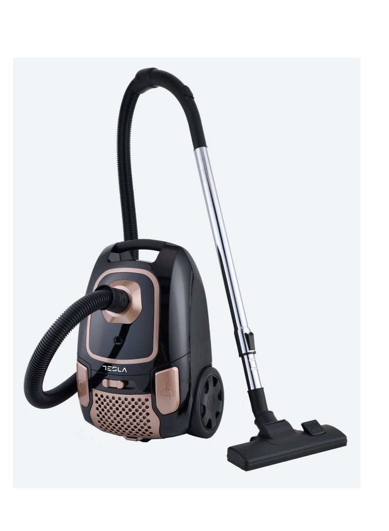 تسلا مكنسة كهربائية تسلا 2000 واط 4 لتر فلتر هيبا انبوب معدني تلسكوبي - Image 2