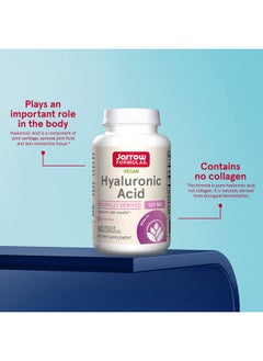 jarrow formulas Hyaluronic Acid 120 Mg 60 Veggie Caps Bioavailable & Naturally Derived Supports Skin Health Pure Hyaluronic Acid 30 Servings  - Image 5