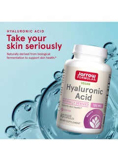 jarrow formulas Hyaluronic Acid 120 Mg 60 Veggie Caps Bioavailable & Naturally Derived Supports Skin Health Pure Hyaluronic Acid 30 Servings  - Image 3