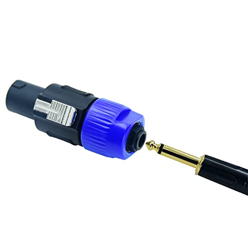 Arklove Speakon to 1/4 Adapter na4ljx Connector Upgraded 1/4" inch ts Jack Female to NL4FC Male Converter are for Converting Cable to NL4FC Plug for pa dj Speaker/Amplifier/Mixer (2pcs) - Image 5