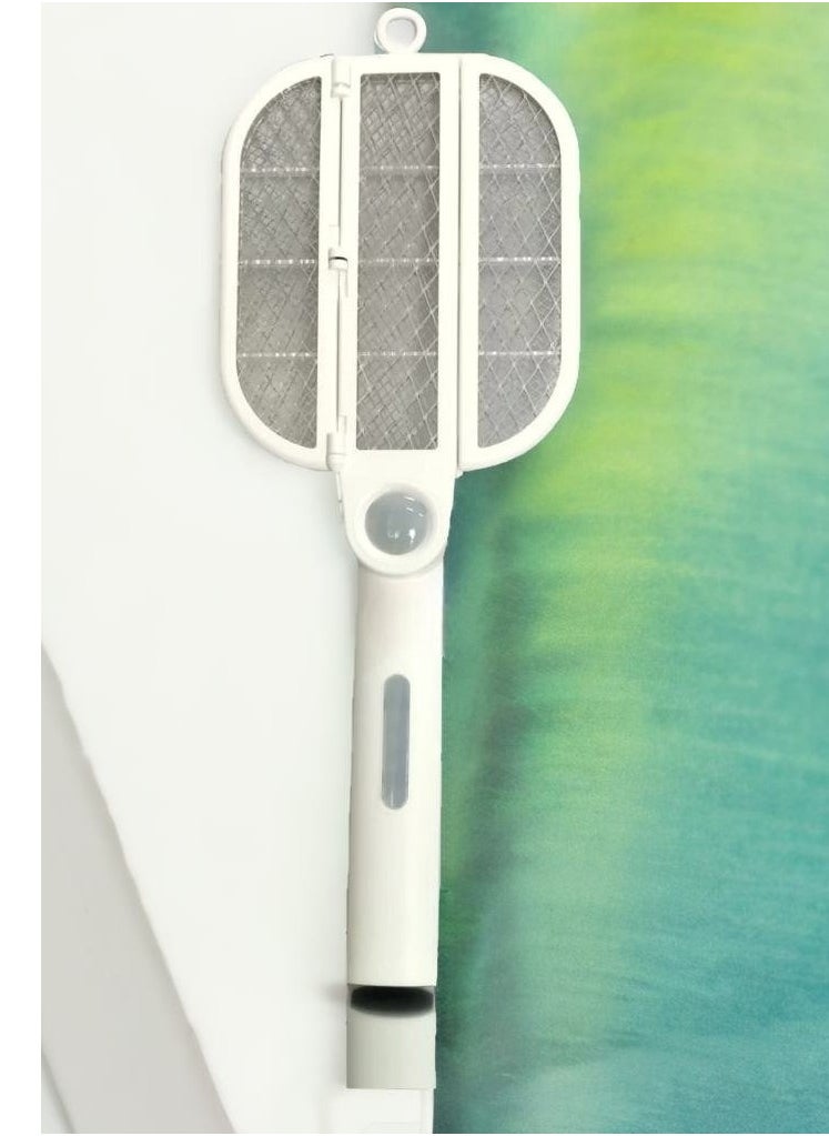 Generic - Folding Mosquito Killer Bat - USB Rechargeable Handheld Mosquito Racket with UV Light Lamp to Trap Insects, Mosquitoes, and Houseflies - Innovative Electric Fly Swatter for Hit & Kill Accuracy - Image 1