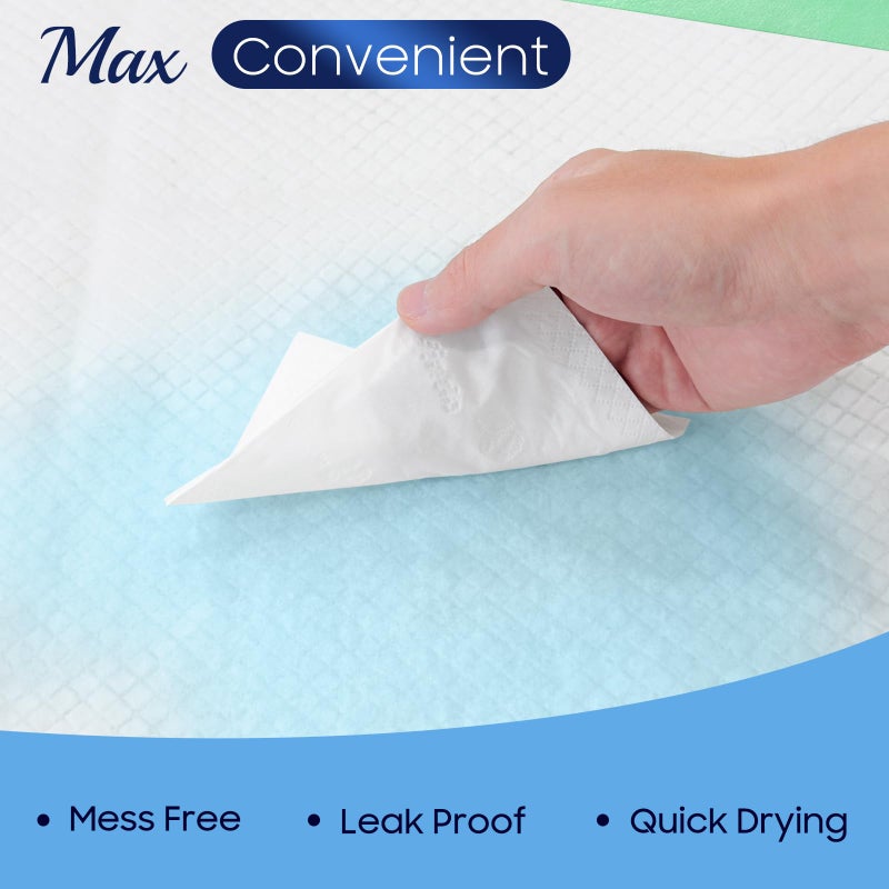 Fygrip 50 Count Hospital Grade 130 Gram 36â€ x 36â€ Max Absorbency Disposable Underpads, Leakproof Quick Drying XXXL Bed Pads Disposable for Adults, Kids, Pets Incontinence Pads, Pee Pads - Image 5