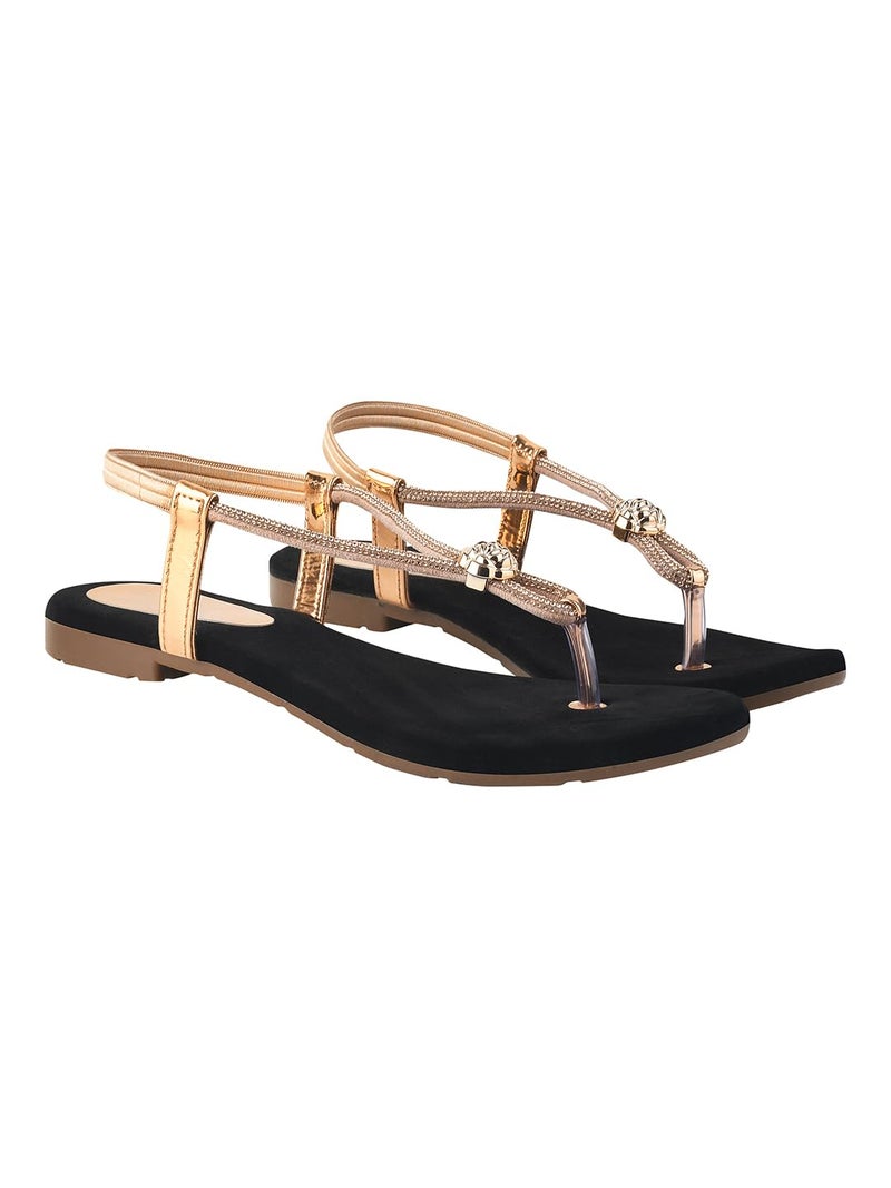 Shoetopia صندل مسطح نسائي من شوتوبيا - Image 1