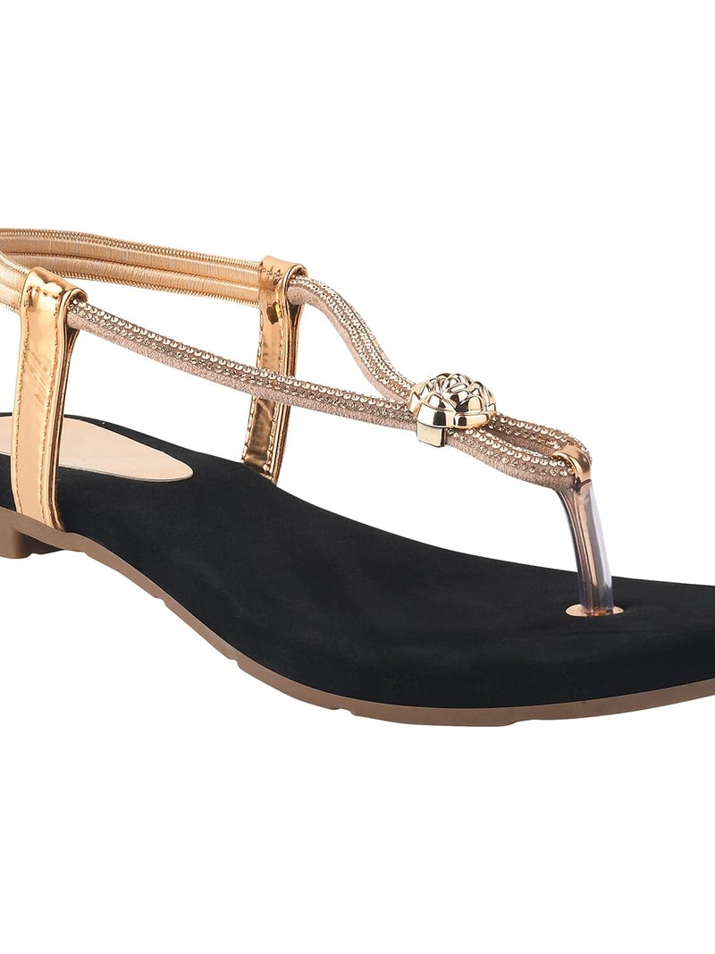 Shoetopia صندل مسطح نسائي من شوتوبيا - Image 4
