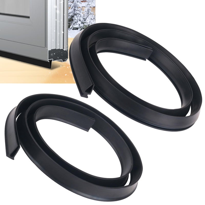 Storm Door Sweep for Larson and Pella Storm Door Expander Sweep for Vinyl and Metal Doors Storm Door Seal Rubber Strip StyleAStyleB