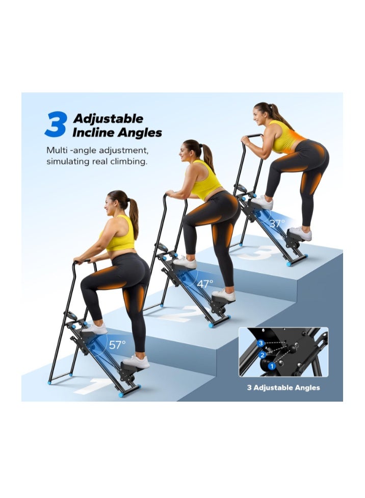 MERACH Stair Stepper for Home Exercise,New Version Mini Stepper Climber Machine for Full-Body Stairmaster,Cardio Equipment Climber with Extended Step Range, Adjustable Handlebar&Pedals - Image 3