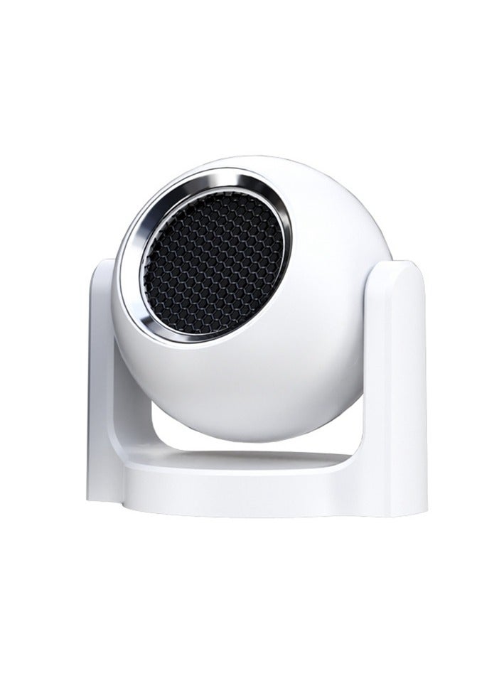 AROAQ Car Heater, Heating and Cooling Windshield Defogger Heater for Car, Portable Car Defroster Cigarette Lighter Heater with 360 Degree Rotary Base, White  - Image 1