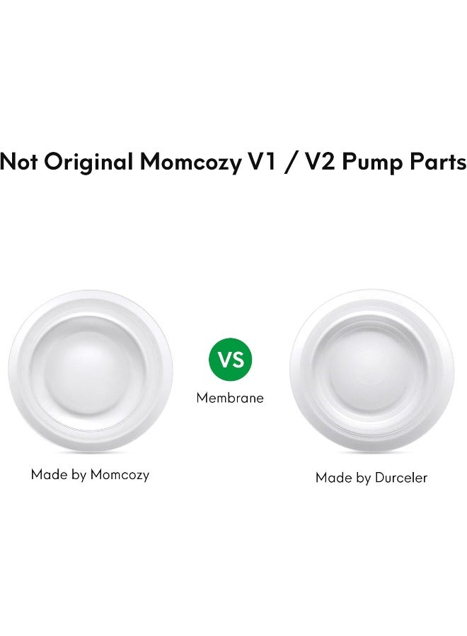 Durceler Replacement 2 Piece Silicone Membrane/Diaphragm Compatible with Momcozy V1 / V2 Wearable Breast Pump - Image 3