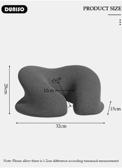 DUNISO Face Down Pillow, Desk Napping Pillow, Breathe Easy Face Down Pillow After Surgery, Versatile Travel Pillow,Massage Pillow Face Down, Comfortable Breathable Cover for Sleeping, Massage Headrest, Office, Car, Airport  - Image 5