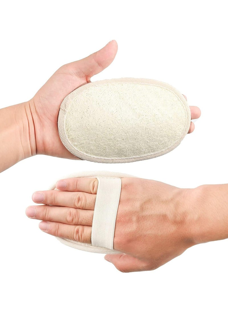 10 Packs Large Exfoliating Loofah Sponge Pads, Natural Luffa Cloth for Men  Women's Bath and Shower (10 pack) - Image 2